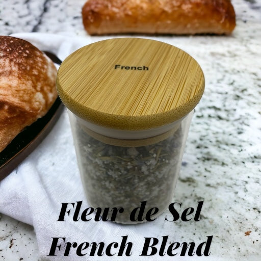 Great Salt for your bread, Fleur de Sel with French herbs.